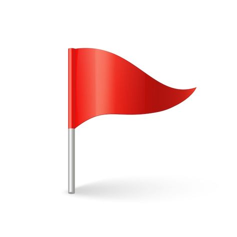 Red flag icon. concept of pointer, tag a... | Premium Vector #Freepik #vector #flag-pole #flag #red-flag #pennant-flag Flag Icon, Red Flag, Premium Vector, Flag, Silk, Van, Red