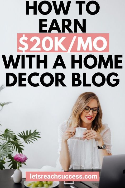 Earn Money Blogging, Home Decor Blog, Interior Design Business, Writing Blog Posts, Instagram Influencer, Blog Traffic, Home Based Business, Decorating Blogs, Blogging For Beginners