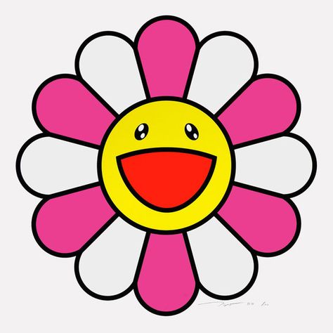 Discover limited edition art prints by Japanese painter Takashi Murakami at our website. Click the pin to view the different artworks available. - https://www.printed-editions.com #TakashiMurakami #floralart Art Mini Toile, Murakami Flower, Pretty Wallpaper Ipad, Kaws Wallpaper, Superflat, Takashi Murakami, Smiling Face, Mini Canvas Art, Limited Edition Art Print