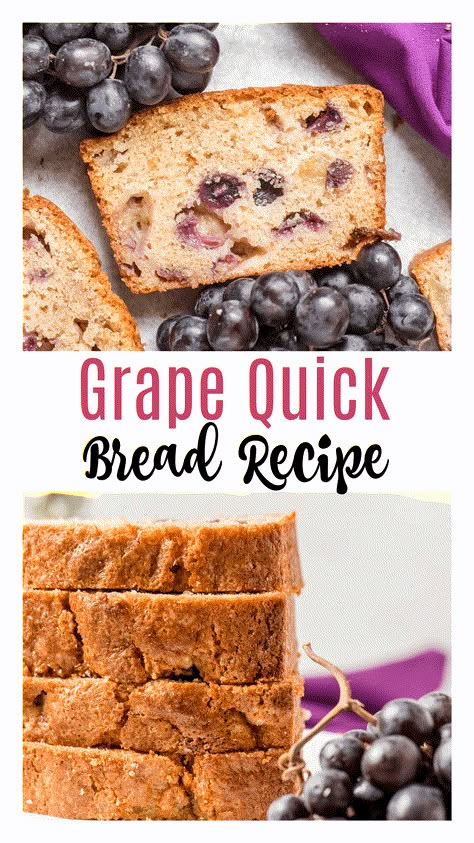 Grape Nut Bread, Leftover Grapes Recipe, What To Do With Soft Grapes, Recipes Using Grapes, Recipes With Green Grapes, What To Do With Grapes, Concord Grape Recipes Easy, Recipes With Grapes, Grape Bread Recipes