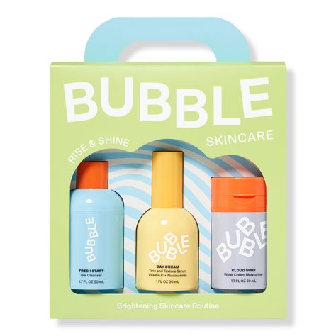 Bubble Skin Care, Slay Wallpapers, Kids Skin Care, Start Day, Preppy Skincare, Brightening Skincare, Skincare Items, Sephora Skin Care, Perfect Skin Care Routine