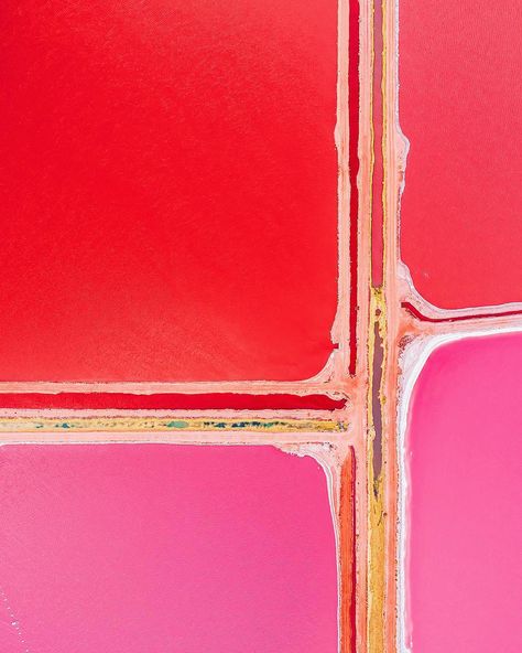 Pink In Nature, Hutt Lagoon, Pink Lagoon, Homemade Modern, Pink Photography, Different Shades Of Red, Pink Lake, Scenery Photography, Foto Art