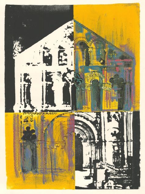 John Piper - related-content | The Redfern Gallery John Piper Artist, Architecture Artists, John Piper, Edward Hopper, Building Art, A Level Art, British Artist, Environmental Art, Mellow Yellow