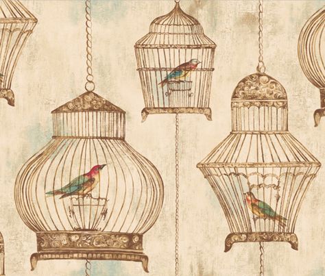 Birdcage Tattoo, Antique Bird Cages, Vintage Furniture Design, Vintage Bird Cage, Fresh Color Palette, Paper Background Texture, Bird Cages, Ap Art, Notting Hill