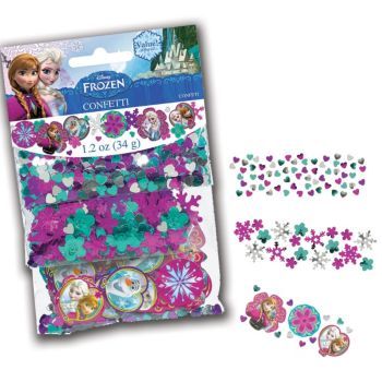 Sprinkle Frozen confettie all over your snack table or dining table to add a little extra sparkle to your brithday party decor. 4 Birthday Party, Frozen Party Supplies, Confetti Party Decorations, Frozen Themed Party, Confetti Birthday Party, Disney Frozen Party, Elsa Anna Olaf, Kids Birthday Party Decoration, Frozen Theme Party