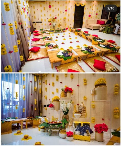 Thai Pongal Decorations, Home Decor For House Warming Indian, Kelvandecoration Simple, Patrika Lekhan Decoration, Lagan Lekhan Decorations, Vana Rasam Decoration, Kankotri Lekhan Decoration At Home, Kankotri Lekhan Ceremony Decoration, Kirtan Decoration At Home