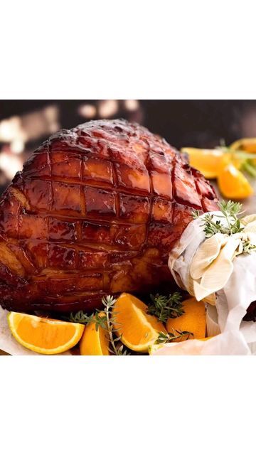 Easter Ham Recipes, Ham Christmas, Ham Bone Recipes, Maple Ham, Maple Glazed Ham, Tin Eats, Ham Glaze Brown Sugar, Ham Glaze Recipe, Easter Ham