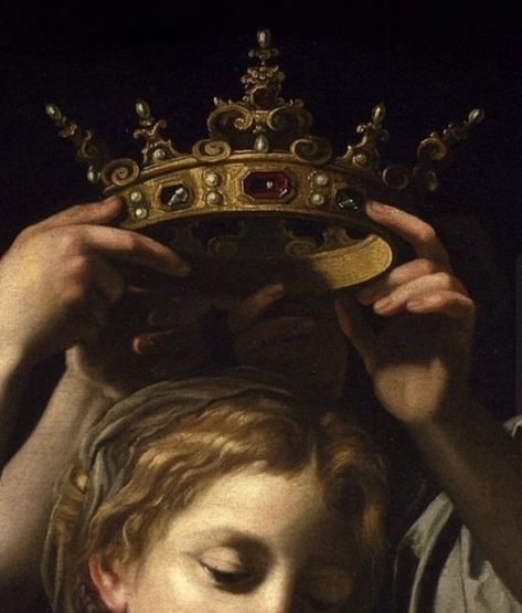 An Aesthetic, Oil On Canvas, Oil Painting, Crown, Canvas