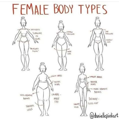 How To Proportion Bodies, Different Body Types Anatomy Drawing, Body Types Sketch Female, Body Type Drawing Women, Drawing Body Types Female, Women Body Types Reference, Women Body Types Art, Female Body Types Drawing Reference, Different Body Types Drawing Reference