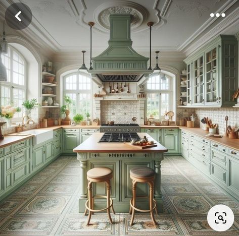 Bungalow Aesthetic, Inn Interior, Cottage House Interior, Minimal Kitchen Design, Old House Interior, India Home Decor, House Interior Design Styles, Green Kitchen Cabinets, Curated Home