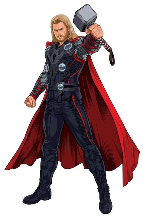 picture of thor avengers Marvel - Yahoo Image Search Results Thor Cartoon, Thor Drawing, Thor Characters, Thor Superhero, Thor Art, Marvel Avengers Comics, Chibi Marvel, Avengers Cartoon, Thor Comic