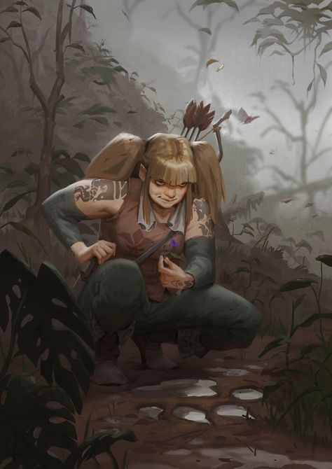 ArtStation - Half Elf Ranger Half Elf Ranger, Elf Ranger, Half Elf, Dungeons And Dragons Characters, Medieval Fantasy, Dungeons And Dragons, Elf, Zelda Characters, Fictional Characters