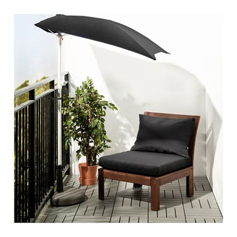 Ikea Applaro, Small Porch Decorating, Outdoor Seat Pads, Ikea Chair, Outdoor Cushion Covers, Outdoor Seat Cushions, Chair Outdoor, Outdoor Seat, Small Patio