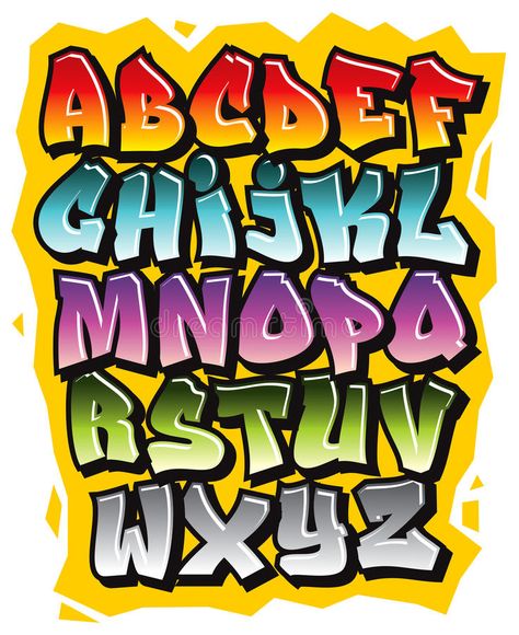 Comic Graffiti, Free Graffiti Fonts, Cool Fonts Alphabet, Graffiti Alphabet Styles, Alphabet Graffiti, Doodle Font, Graffiti Lettering Alphabet, Comic Font, Cartoon Font