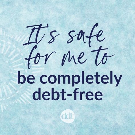 A Sunday affirmation for you: "It's safe for me to be completely debt-free" Sometimes, these affirmations are the perfect sign that you need to take action - especially if it's been on your mind lately. If this is a big goal for you this year, it could be time to put together a debt reduction plan, find money leaks, or negotiate some of your debts. You could really make huge progress this year! What does this affirmation bring up for you? xx DDT Debt Free Affirmations, Debt Affirmations, 2024 Intentions, Real Estate Vision Board, Debt Reduction Plan, Safe Quotes, Louise Hay Affirmations, Prosperity Affirmations, Debt Reduction