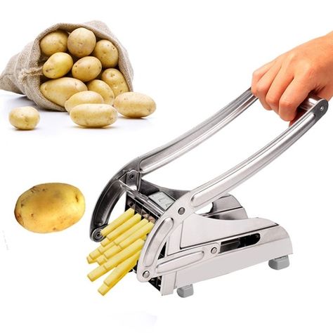 Cucumber Vegetable, French Fried Potatoes, Potato Slicer, Onion Chopper, Veggie Snacks, French Country Kitchens, Potato Onion, Mandolin Slicer, Potato Vegetable