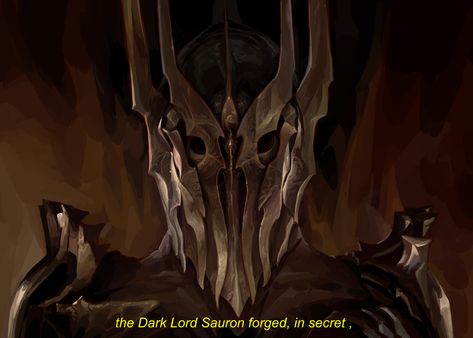 ArtStation - Lotr color&light study Sauron Lord Of The Rings, Sauron Lotr, Lord Of The Rings Sauron, Templar Knight Tattoo, Melkor Morgoth, Lord Sauron, Middle Earth Shadow, Shadow King, The Dark Lord