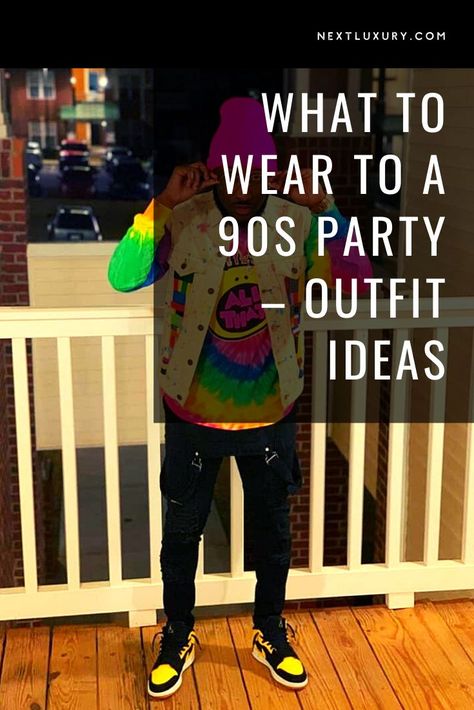 Mens 90s Outfits Party, Men’s 90s Costume, Boys Decade Day Outfits, 90s Costume Ideas Men, Late Nineties Fashion, Kris Kross 90s Outfits, Mens 90s Fashion Outfits 1990s Style, Boys 90s Outfit Ideas, 90's Couple Aesthetic