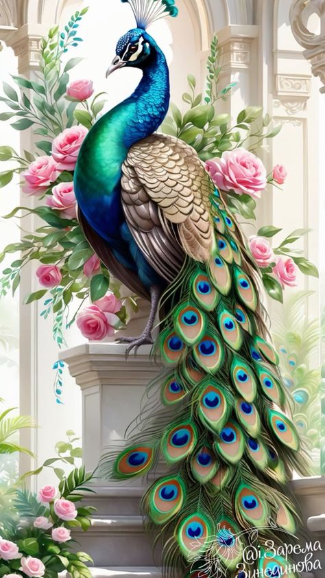 Peacock Feather Art, Floral Branding, Peacock Images, Peacock Photos, Wild Animal Wallpaper, Peacock Pictures, Ram Image, Peacock Wall Art, Etiquette Vintage