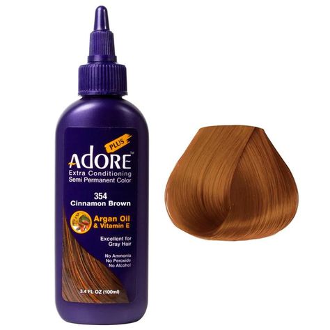 Hair Color Vibrant, Darker Hair, 100ml Bottle, Cinnamon Brown, European Hair, Semi Permanent Hair Color, Gray Coverage, Permanent Hair Color, Cosmetics Brands