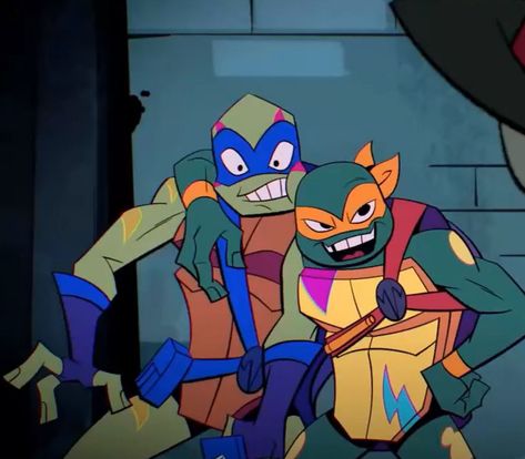 Leo And Mikey, Mestre Splinter, Tmnt Mikey, Turtle Time, Circus Characters, Turtle Tots, Teenage Mutant Ninja Turtles Artwork, Teenage Mutant Ninja Turtles Art, Ninja Turtles Artwork