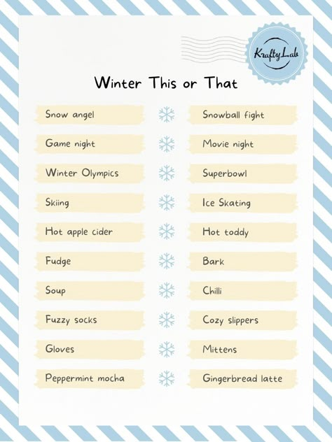 Would You Rather Winter Questions, Winter This Or That Questions, Winter This Or That, Icebreaker Questions For Work, Ice Breakers For Work, Apple Cider Hot Toddy, Predictive Text, Ice Breaker Questions, Winter Classroom Activities