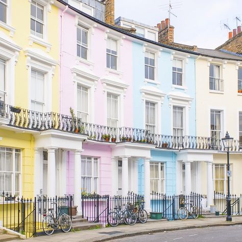 28--@georgiannalane20--30 Images 25.06.15 Highgate Cemetery, Primrose Hill, Kensington And Chelsea, Pastel House, Wall Art Nursery, London Town, London Photography, Pink Houses, Travel Photo