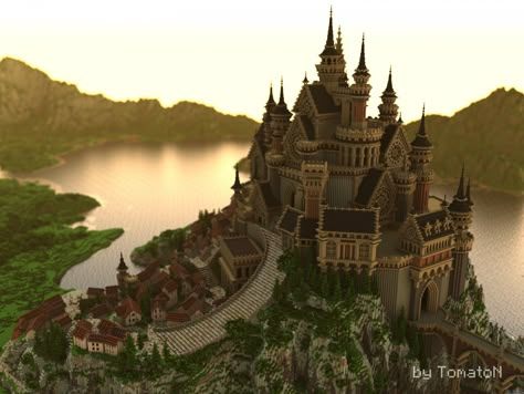 Minecraft Castle Walls, Castle Blueprints, Minecraft Medieval Castle, Minecraft Castle Blueprints, Minecraft Kingdom, Minecraft Cottage, Diy Minecraft, Minecraft Castle, Minecraft Medieval