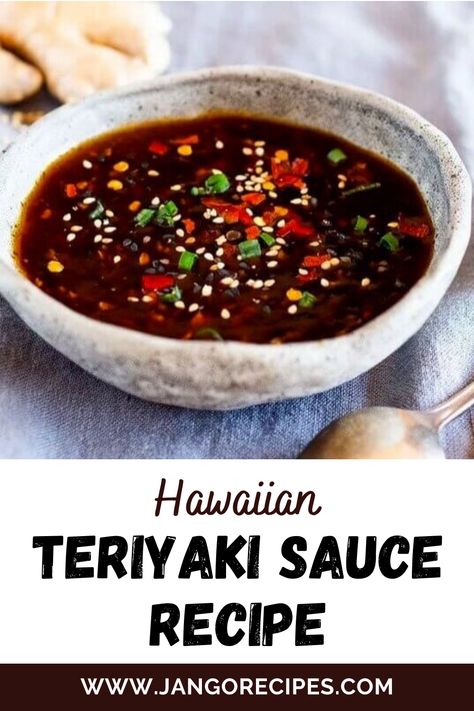 In this blog i will share with you a Hawaiian Teriyaki Sauce Recipe that is extremely delicious. #HawaiianTeriyakiSauceRecipe #SauceRecipe Terriaki Sauce, Hawaiian Teriyaki Sauce, Easy Sauce Recipe, Teriyaki Sauce Recipe, Homemade Sauce Recipes, Sweet And Sour Sauce, Pasta Sauce Recipes, Tasty Pasta, No Calorie Foods