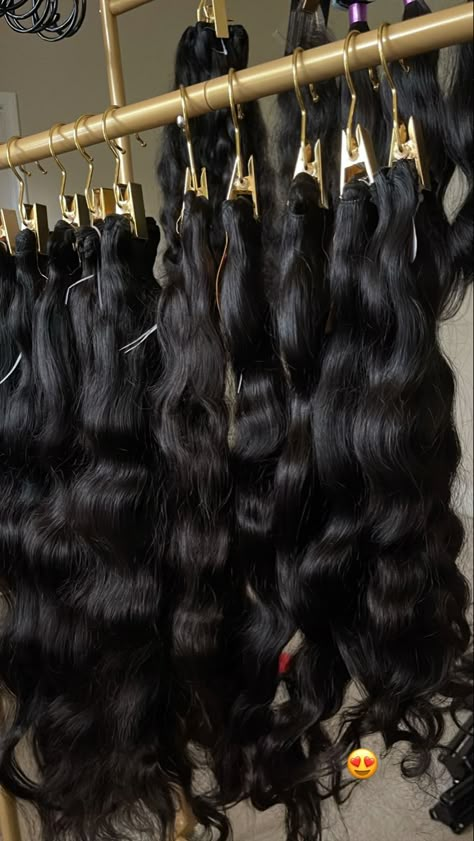 Ready to ship raw extensions . #rawhair #haircompany #haireducation Raw Hair Extensions, Raw Hair Bundles Business, Hair Buisness Aesthetic, Hair Bundles Aesthetic, Wig Business Aesthetic, Hair Extensions Branding, Raw Hair Vendors, Selling Hair Business Aesthetic, Selling Bundles Of Hair