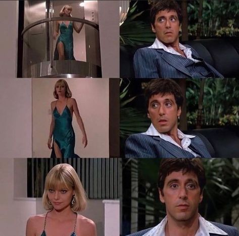 Elvira Scarface, Scarface Poster, Scarface Movie, Gangster Movies, Couples Halloween Outfits, Tony Montana, Michelle Pfeiffer, Movies And Series, Movie Couples