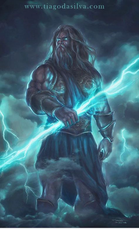 Zeus- God of lightning and the sky. King of the gods Roman form: Jupiter God Of Lightning, Greek God Tattoo, Zeus God, Poseidon Tattoo, Zeus Tattoo, Greek Mythology Gods, Greek Mythology Tattoos, God Tattoos, Roman Gods