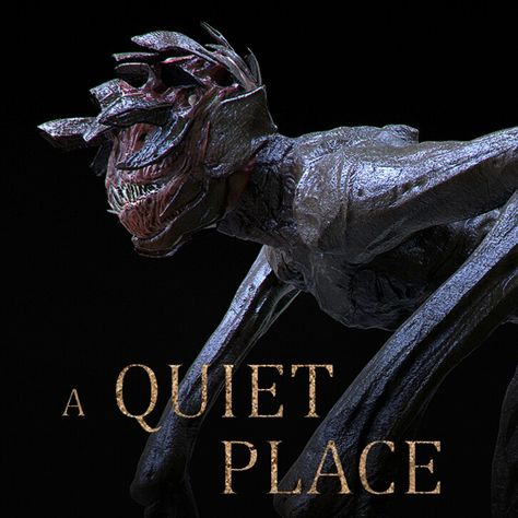 A Quiet Place Monster, Quiet Place Monster, A Quiet Place Movie, Movies To Watch Online, New Movies To Watch, A Quiet Place, Fantasy Background, Quiet Place, Classic Horror Movies