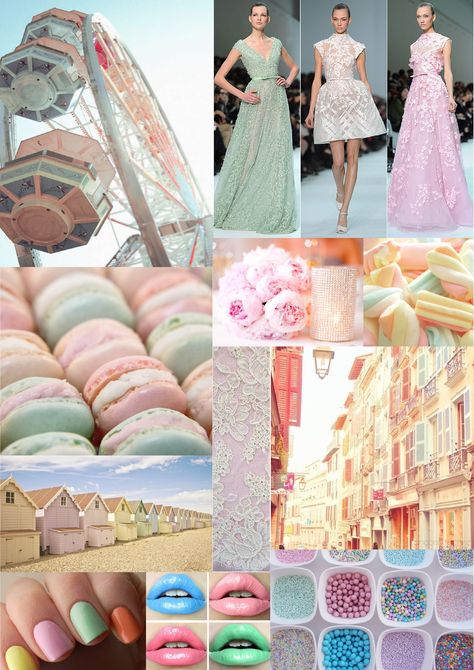 My little pastel ice cream candy colour mood board. Mood Board Fashion Inspiration, Pastel Trends, Pastel Candy, Ice Cream Candy, Provence Style, Wedding Fair, Pastel Fashion, Mood Board Inspiration, Fashion Mood Board