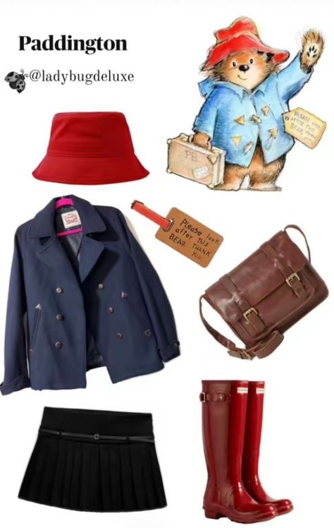 My Fair Lady Halloween Costume, Paddington Costume Diy, Paddington Costume Women, Paddington Bear Costume Women, Paddington Bear Halloween Costume, Cocktails Halloween Costume, Cute Solo Costumes, Wes Anderson Characters Costumes, Best Movie Halloween Costumes