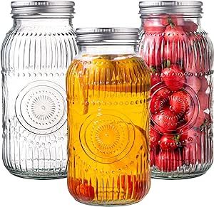 Diy Crafts Decor, Vintage Mason Jars, Jars With Lids, Red Color Schemes, Clear Jars, Canning Jar, Crafts Decor, Diy Decor Crafts, Ceiling Fan In Kitchen