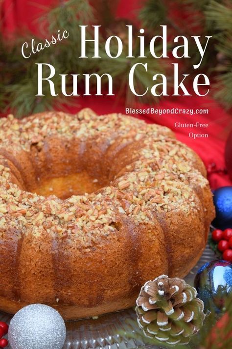 Glaze Tutorial, Best Rum Cake Recipe, Rum Cake From Scratch, Rum Cake Recipe Easy, Pecan Bundt Cake, Bacardi Rum Cake, Rum Cakes, Rum Cake Recipe, Butter Rum