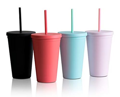 Cup With Lid And Straw, Plastic Cups With Lids, Preppy Plastic Cup, Coffee Plastic Cup, Starbucks Tumbler Cup, Cute Travel Mugs Tumblers Coffee Cups, Trendy Water Bottles, Fabric Freshener, Smoothie Cup