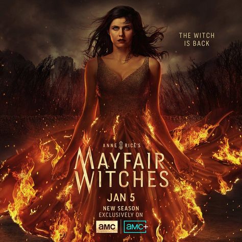 (1) Anne Rice's Mayfair Witches on X: "A new year, a new family fight for the ages. An all-new season of #MayfairWitches premieres January 5 exclusively on AMC and AMC+. https://t.co/Q5kLNXjvbI" / X Anne Rice Books, Witch Tv Series, Where To Watch Movies, Mayfair Witches, Jack Huston, Harry Hamlin, Fashion Paparazzi, New Movie Posters, Not My Circus