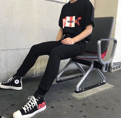 Converse Garcons Outfit, Converse Comme Des Garcons Outfit, Converse Cdg Outfit, Garcons Converse Outfit, Comme Des Garcons Outfit, Cdg Converse Outfit Men, Cdg Outfit, Cdg Converse Outfit, Converse Cdg