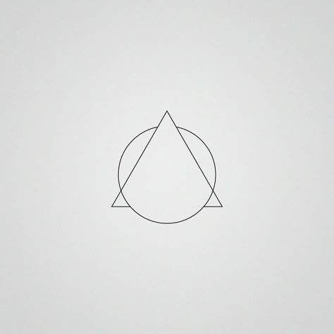 Time Logo Design, Minimal Logo Design Inspiration, Circle Tattoo, Identity Design Inspiration, Triangle Tattoos, Poke Tattoo, Minimal Logo Design, Skin Art, Mini Tattoos