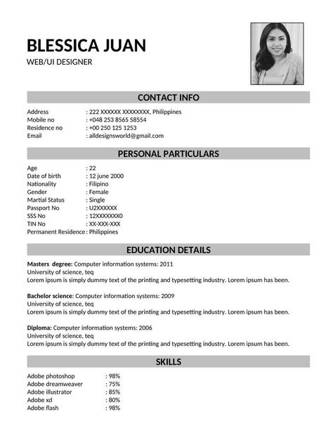 Resume Pdf Download, Resume Templates Free Downloadable, Resume Template Free Downloadable Word, Download Cv Format, Europass Cv, Latest Resume Format, Resume Format Free Download, Cv Templates Free Download, Job Resume Format