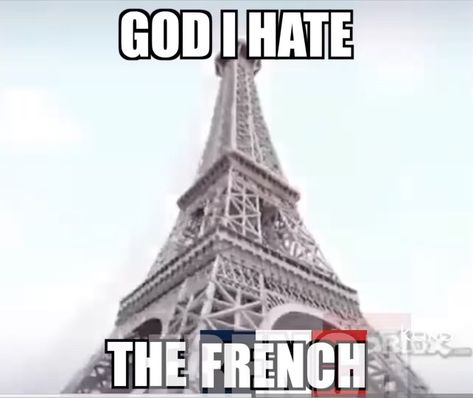 God I hate the French meme French People Slander, French Memes Humor, French Slander, French Funny, French Meme, House Meme, Anti Flag, Creepypasta Oc, British Things