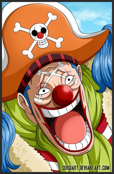 Buggy The Clown Wallpaper, One Piece Clown, Baggy Le Clown, Buggy Pirates, Buggy Wuggy, Star Clown, Buggy One Piece, Blackbeard One Piece, Buggy The Clown