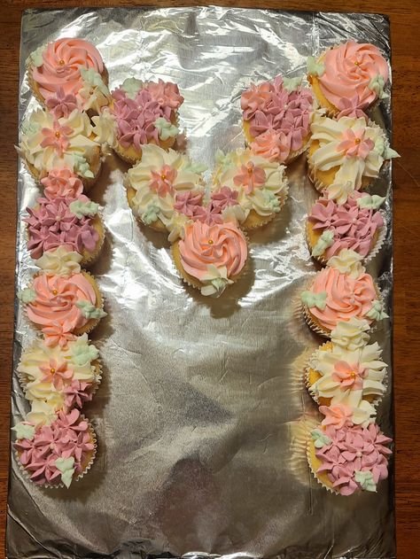 Letter Pull Apart Cupcakes, Pull Apart Number Cupcakes, Cupcake Pull Apart Cake, Letter M Cupcake Cake, Pull Apart Cupcake Cake Letter Template, Pull Apart Cupcake Cake Birthday, Cupcake Cakes Pull Apart, Letter Cupcake Cake Pull Apart, Cupcake Numbers Shape Pull Apart