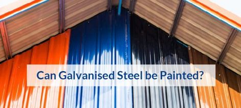 How To Paint Galvanized Sheet Metal How To Paint Galvanized Metal, Painting Corrugated Metal, Paint Galvanized Metal, Painting Galvanized Metal, Sheet Metal Wall, Zinc Sheet, Painting Sheets, Galvanized Sheet Metal, Ranch Ideas