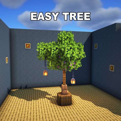 Minecraft Easy Tree ⚒️ Rate from 1-10? 🎥 Full Tutorial on my YouTube channel! 💾 World Download on Patreon ✅ Follow for OP Minecraft Builds 📢 Share with your Friends 💬 Rate this Build 1-10 🔖Tags 🔖 #minecraft #minecraftbuilds #minecrafters #minecraftpe #minecraftmemes #mınecraftideas #minecraftbuild #minecraftbuilding #minecraftbuilding #minecrafttutorial #minecraftonly #mcpe #minecraftpc #minecraftcreations #minecraftdaily #minecraftdesign #minecraftjava #minecrafts #minecraftyoutuber #gaming Small Tree Minecraft Ideas, Minecraft Small Decorations Outside, Minecraft Basement Entrance, Light Ideas Minecraft, Cute Tree Minecraft, Minecraft Tree Tutorial, Cute Minecraft Building Ideas Easy, Small Minecraft Decorations, Minecraft Indoor Garden