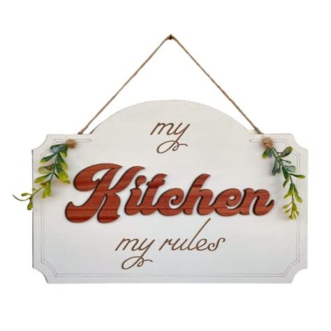 Chalk My Theme My Kitchen My Rules Wall Hanging | Kitchen Decoration Items Stylish For Wall | Wooden Wall Art For Kitchen, Cafe, Restaurant, and Gift For Mom, Sister and Wife Ivory Check more at https://productsoffer.in/chalk-my-theme-my-kitchen-my-rules-wall-hanging-kitchen-decoration-items-stylish-for-wall-wooden-wall-art-for-kitchen-cafe-restaurant-and-gift-for-mom-sister-and-wife-ivory/ My Kitchen My Rules Wall Art, My Kitchen My Rules, Wall Hanging Kitchen, Wall Art For Kitchen, Art For Kitchen, Kitchen Decor Wall Art, My Rules, Kitchen Cafe, Mom Art