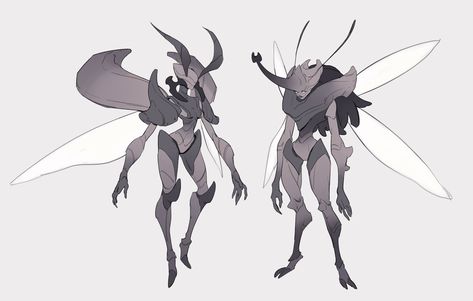 Beetle Humanoid, Saturn Character Design, Chimera Character Design, Natalie Pellmann, Bug Concept Art, Beetle Character Design, Insect Character Design, Beetle Warrior, Bug Character Design