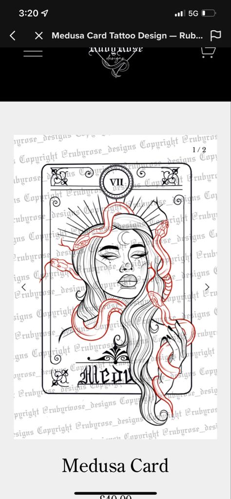 Medusa Tarot Card, Tattoo Pierna, Medusa Tattoo Design, Evil Eye Tattoo, Tarot Card Tattoo, Tarot Tattoo, Card Tattoo Designs, Hip Thigh Tattoos, Bicep Tattoo